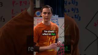 TBBT S04E22 | Sheldon - You should reflect on that #shorts