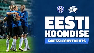 Eesti koondise pressikonverents | 01.10.2024