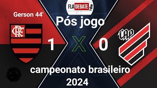 Pós Jogo Flamengo vs Athlético PR - 28° rodada Campeonato Brasileiro 2024