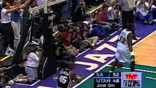 Jazz vs Spurs 1998 NBA Playoffs WCSF Game 2 OT Thriller