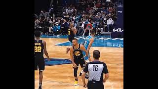 STEPH WITH A NO-LOOK FULL COURT PASS TO JORDAN POOLE!🔥🏀 #shorts #nba