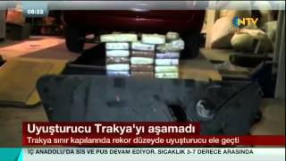 NTV - UYUŞTURUCU TRAKYA'YI AŞAMADI -10.01.2013