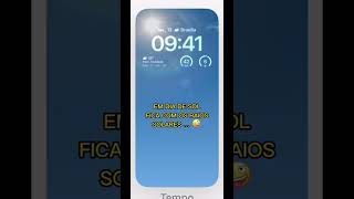 E essa nova tela de bloqueio que reage conforme o clima na sua localização? 😮😮