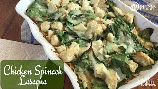 Chicken Spinach Lasagna