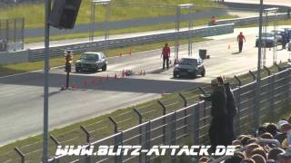 17. Opeltreffen Oschersleben 2012 - 1/8 Meile Finale Opel Kadett E Turbo vs Opel Kadett C