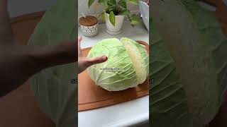 How to cut your cabbage properly 🔪