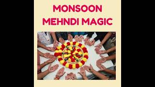 Day -7 MONSOON MEHNDI MAGIC AND CLOUD NINE SWINGS.