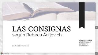 Las consignas según Rebeca Anijovich