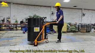 Guangdong Niuli YTC0.3B drum trolley operation video