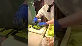 Getting My Matcha Warabi Mochi #youtubeshorts #shorts #shortvideo #short #viral #food #ytshorts