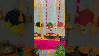 beautiful and unique janmashtami decoration ideas for home.#janmashtamispecial#janmashtamidecoration