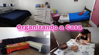 FAXINA NOS QUARTOS/ ORGANIZAÇÃO NA CASA, ALMOÇO SIMPLES DO DIA A DIA - LAR DA PRI