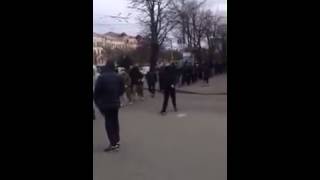 Донецк Днепропетровск Зверское избиение правым сектором Жесть 16 03 2014 360p