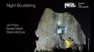 Night Bouldering - Peak District - Petzl