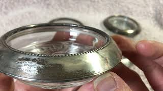 Vintage: Silver Coasters