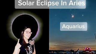 Aquarius - Solar Eclipse In Aries Horoscope & Tarot Reading