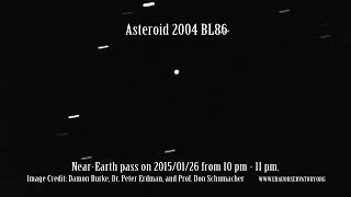 Tracking Asteroid 2004 BL86 | Embry-Riddle Aeronautical University (ERAU)