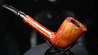 SAVINELLI AUTOGRAPH 5 FREEHAND STRAIGHT & Birdseye GRAINED DUBLIN  ESTATE PIPE