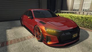 Cars of gta v expanded & enhanced 4K: New criminal enterprise Obey omnis e-gt, Audi e tron gt