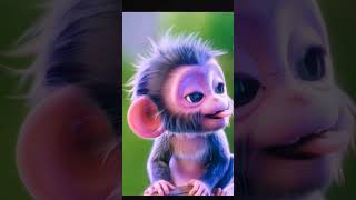 Funny baby monkey🐒🤣🤣 | monkey | cute baby monkey behavior