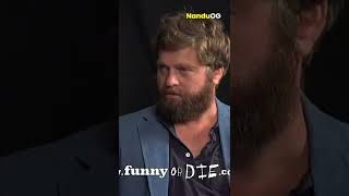 Steve Carrel Makes Fun Of Zach Galifianakis' Weight | Between Two Ferns #shorts