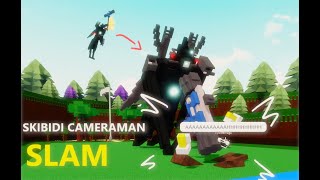 Skibidi Titan Cameraman SLAM ability tutorial | Roblox Build a boat