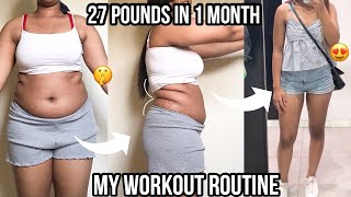 My Full Week of Workouts for a 12 Kg weight loss in 1 month - This changed everything