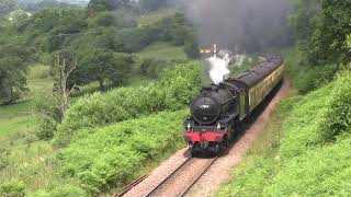 LNER Class B1 No.61264  southbound at Green End [NYMR 2017]