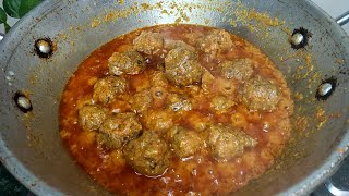 MUTTON KOFTA CURRY RECIPE | MEATBALL CURRY | KOFTA CURRY BY SIDDIQUI KITCHEN