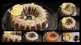 Lemon Cake With Lemon Glaze | كيكه الليمون بصوص الليمون - كيكه سهله وشهيه