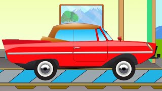 Amphibious Car, Formation And Uses, Cartoon Video For Children