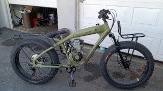 phatmoto fat tire gasbike all terrain 79cc show and ride hope u enjoy