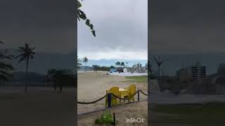 Ciclone passa no litoral norte de SP e deixas estragos neste final de aos 22.