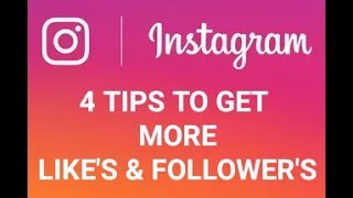 How to get more like and followers