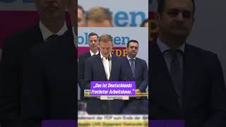 Christian Lindner weiß nicht was gut für ihn und seine Partei ist