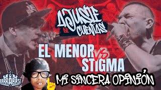 El Menor vs Stigma - Barra Base // Mi Sincera Opinión