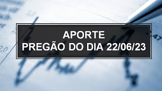 [Aposentadoria com ações] APORTE DO DIA 22/06/2023 + VENDA DE ABEV3| #78