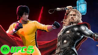 🐲 UFC5 Bruce Lee vs Thor EA Sports UFC 5 - Super Fight 🐲