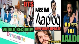 Bts World Record 100 Million Views Just 1Day.. Carryminati New video Update, BB Ki Vines. Ashish...