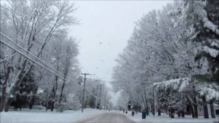 Premier Road Winter Drive, North Bay, Ontario, Canada December 22, 2016