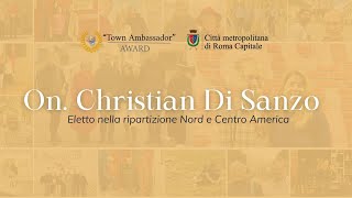 On. Christian Di Sanzo | Premiazione Town Ambassador - 7 Luglio 2023