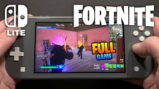 Fortnite on Nintendo Switch Lite #647 - FULL GAME