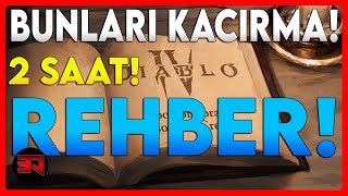 DIABLO 4 - BAŞLANGIÇ REHBERI - 2 SAAT REHBER MI OLUR?!