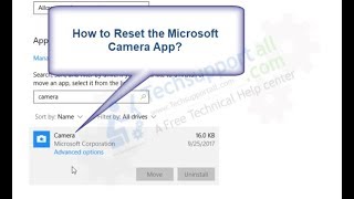 How to Reset Microsoft Camera App in Windows 10