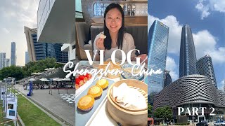 Shengzhen, China Vlog (Part 2)- Michelin Star Dim Sum, Hua Wei Car, Shenzhen Bay Mixc