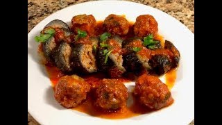 Stuffed Eggplant Recipe - Mary'sKitchenMtl