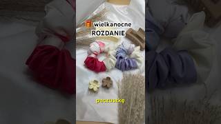 Wielkanocne rozdanie✨ #rozdanie #prezent #scrunchies #włosomaniaczka #fryzury #włosy #wielkanoc #dc