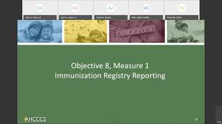 Objective 8: Public Health and Clinical Data Registry Reporting – May 2020