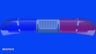 Police Light Bar - Blue Red Strobe Lights