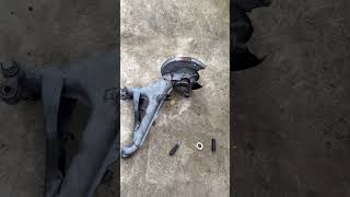 bmw e34 m5 diff out subframe getting new bushings new bearings